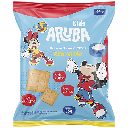 Aruba Kids Salgadinho Requeijão - 35gr