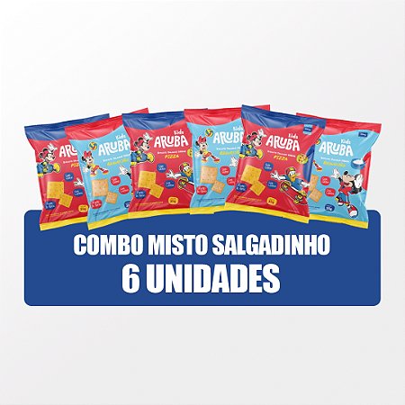 COMBO MISTO KIDS SALGADINHO - 6 UNIDADES