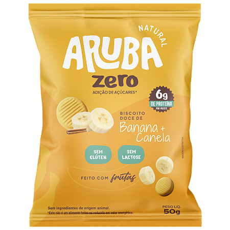Aruba Zero COM PROTEÍNA - Banana c/ canela