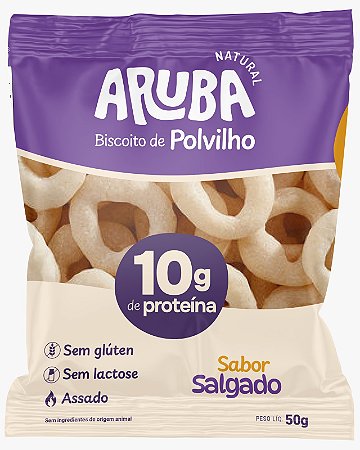 Aruba Polvilho com Proteína Salgado 50g