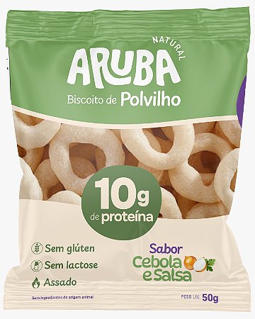 Aruba Polvilho com Proteína Cebola & Salsa 50g