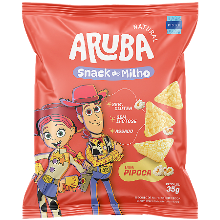 Snack de Milho Aruba Sabor Pipoca Toy Story 35g