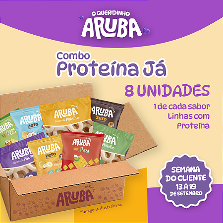 COMBO PROTEÍNA JÁ! - 8 unidades