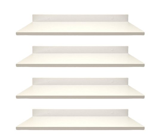 KIT 4 PRATELEIRAS MULTIUSO MDF 60 larg x 20 prof Para 10Kg
