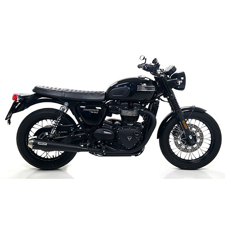 Ponteira Arrow dupla em inóx - Triumph Bonneville T100