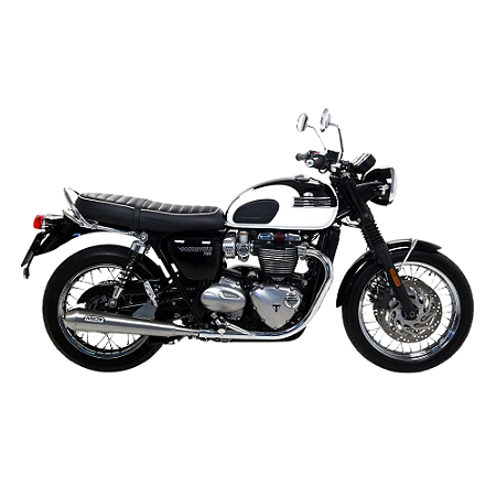 Ponteira Arrow dupla em inóx - Triumph Bonneville T120