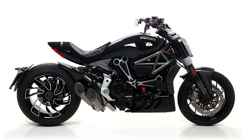Ponteira e link titânio Arrow Pro race - Ducati X Diavel 16'~21'