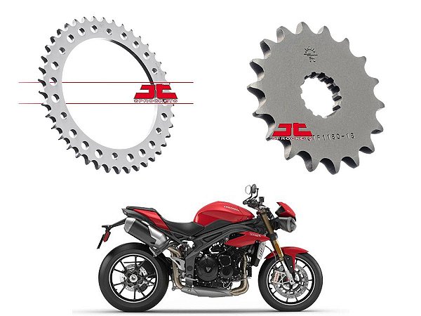 Coroa e Pinhão JT Sprockets Triumph 1050 Speed Triple (12'~15')