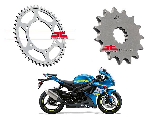 Coroa e Pinhão JT Sprockets Suzuki GSX-R 750 (11'~19')