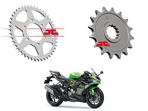 Coroa e Pinhão JT Sprockets Kawasaki ZX-6R 636(19'~)