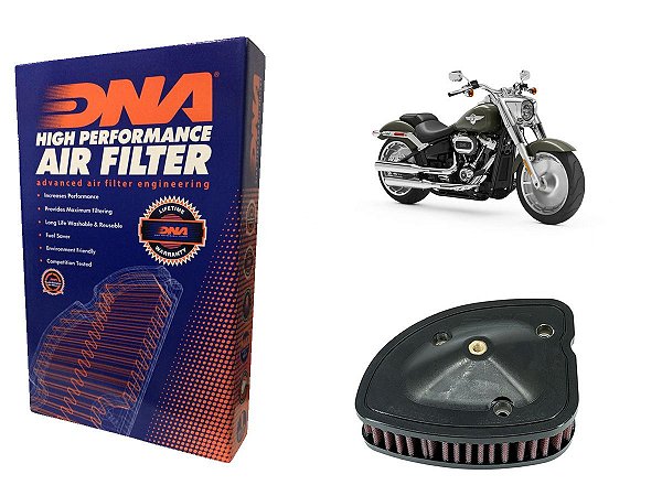 Filtro de Ar Esportivo DNA Filters Harley Davidson Motores 107' e 114'
