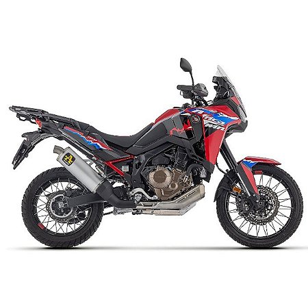 Ponteira Arrow Maxi Race end cap inóx - Honda Africa Twin 1100 21' ~