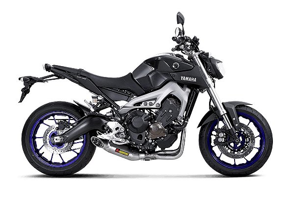 Escapamento Akrapovic full Racing Line ponteira  titanio - Yamaha MT09 / Tracer 900 (15~ )