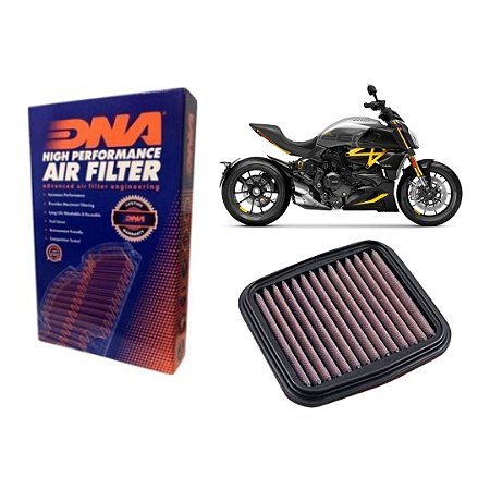 Filtro de ar esportivo DNA Ducati Diavel 1260