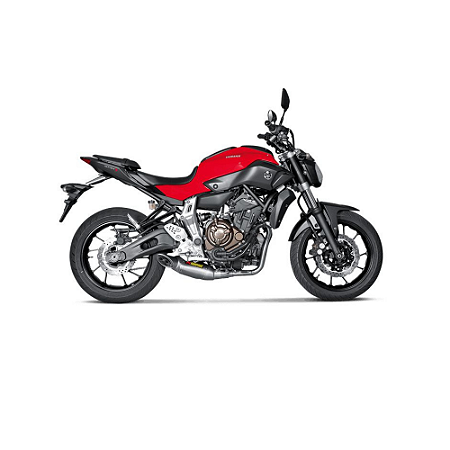 Escapamento Akrapovic Racing Line ponteira em titânio - Yamaha MT07 (15~24)