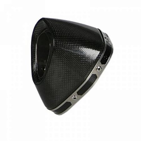 End Cap em carbono Akrapovic  Cod V-EC255