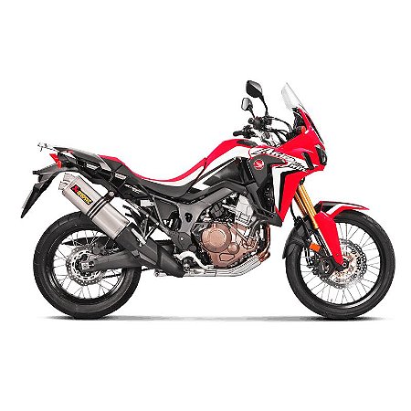 Ponteira Akrapovic titânio - Honda Africa Twin (17~)