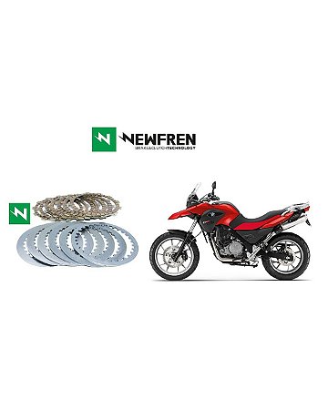 Kit Embreagem (Discos e Separadores) Newfren Bmw GS 650 (06-12)
