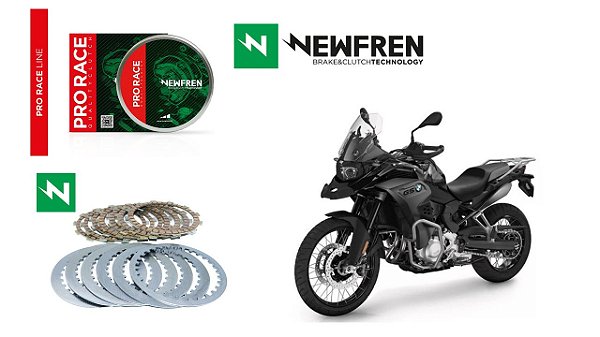 Kit Embreagem Pro Race (Discos e Separadores) Newfren Bmw GS 850 (16-23)