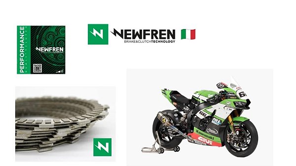 Conjunto de Discos de Embreagem Newfren Performance Kawasaki ZX-10R (04-20)