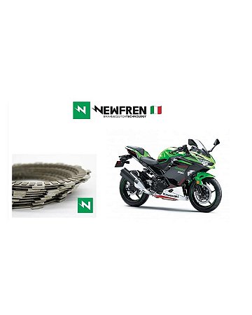 Conjunto de Discos de Embreagem Newfren Kawasaki Ninja 400 (18-)