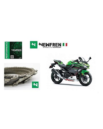 Conjunto de Discos de Embreagem Newfren Performance Kawasaki NINJA 400 (18-)