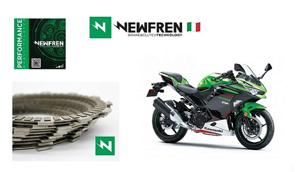Conjunto de Discos de Embreagem Newfren Performance Kawasaki NINJA 400 (18-)