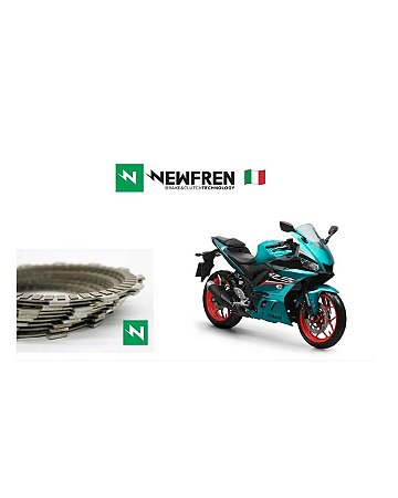 Conjunto de Discos de Embreagem Newfren Yamaha R3 (16-23)