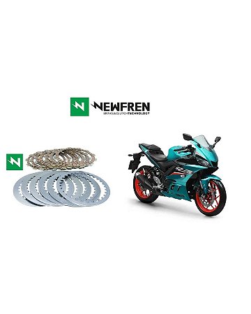 Kit Embreagem (Discos e Separadores) Newfren Yamaha R3 (16- )