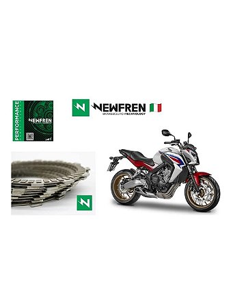 Conjunto de Discos de Embreagem Newfren Performance Honda CB 650F(14-19)