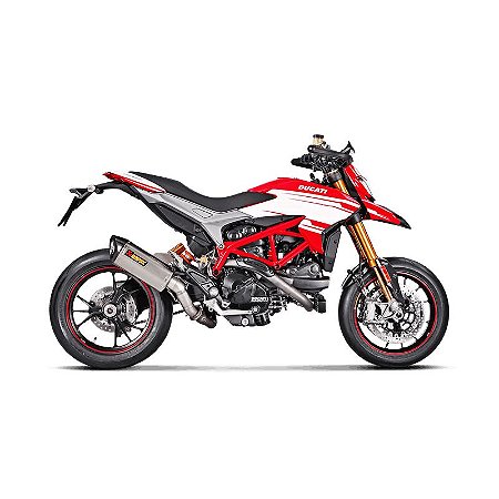 Ponteira Akrapovic titânio - Ducati Hypermotard (15~16)