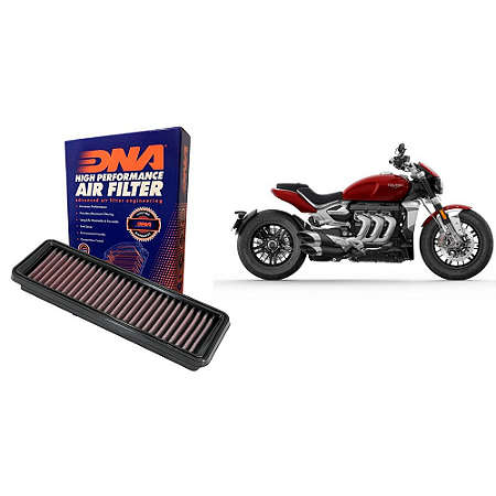 Filtro de ar esportivo DNA Triumph Rocket III
