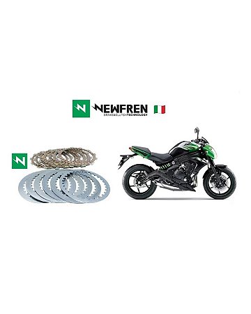Kit Embreagem (Discos e Separadores) Newfren Kawasaki ER 6N (06-16)