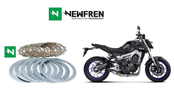 Kit Embreagem (Discos e Separadores) Newfren Yamaha MT09 (2014-2018)