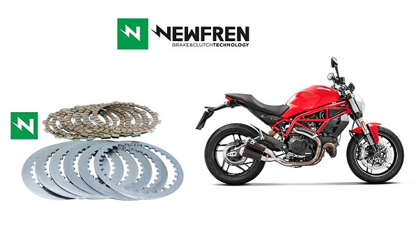 Kit Embreagem (Discos e Separadores) Newfren Ducati Monster 797 (17-20)
