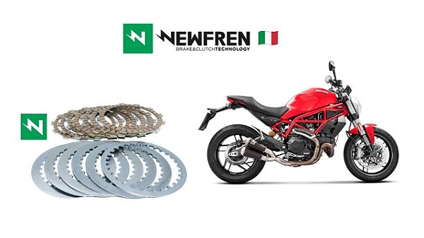 Kit Embreagem (Discos e Separadores) Newfren Ducati Monster 797 (17-20)