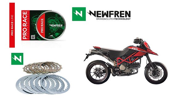 Kit Embreagem Pro Race (Discos e Separadores) Newfren Ducati Hypermotard 1100