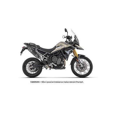Ponteira Arrow Aluminio Preto Triumph Tiger 900 (20~23 )