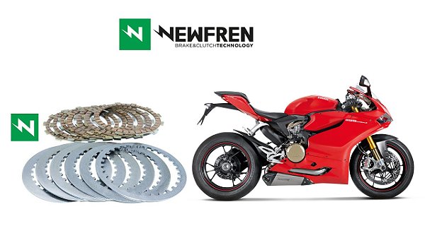 Kit Embreagem (Discos e Separadores) Newfren Ducati Panigale 1199 (12-15)