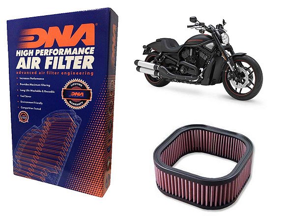 Filtro de ar esportivo DNA Harley Davidson V-Rod Muscle