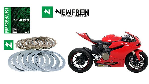 Kit Embreagem Performance (Discos e Separadores) Newfren Ducati Panigale R 1198 / 1199 / 1200