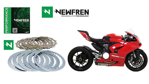 Kit Embreagem Performance (Discos e Separadores) Newfren Ducati Panigale V2 955
