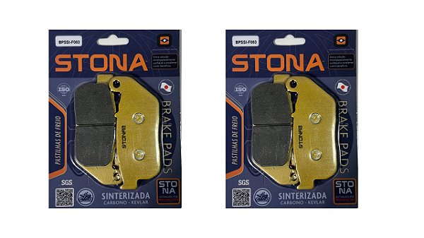 Pastilha de Freio Dianteira Stona Sinterizada F083