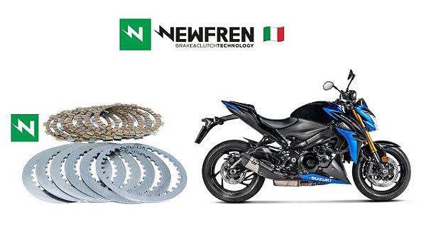 Kit Embreagem (Discos e Separadores) Newfren Suzuki GSX-S 1000 (15-17)