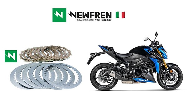Kit Embreagem (Discos e Separadores) Newfren Suzuki GSX-S 1000 (18-21)