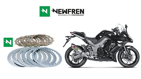 Kit Embreagem (Discos e Separadores) Newfren Kawasaki Z 1000 (10-13)