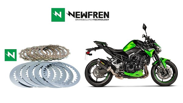 Kit Embreagem (Discos e Separadores) Newfren Kawasaki Z 900 (17-20)