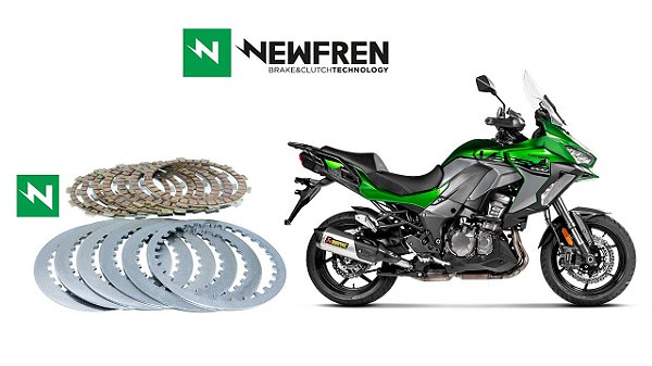 Kit Embreagem (Discos e Separadores) Newfren Kawasaki Versys 1000 (15-20)