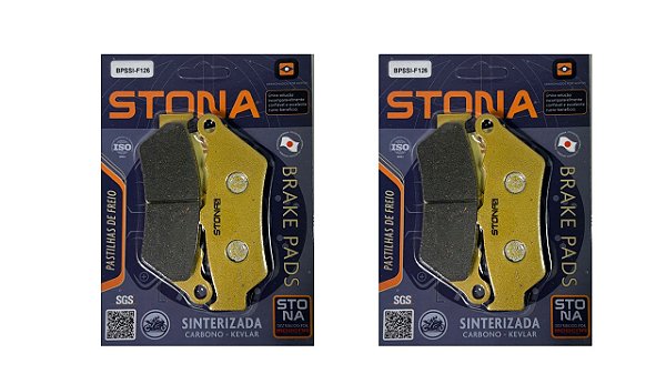 Pastilha de Freio Dianteira Stona Sinterizada F126