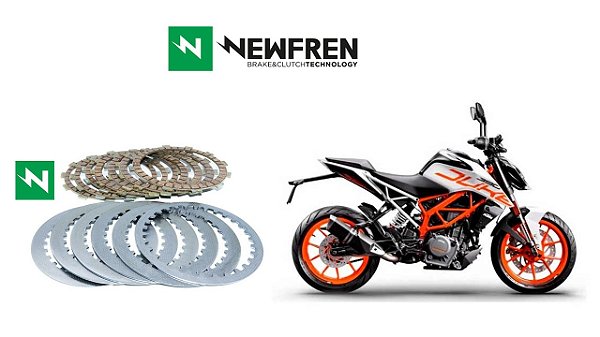 Kit Embreagem (Discos e Separadores) Newfren KTM Duke 390